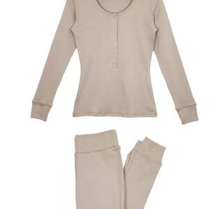 L'ovedbaby Tan Pajama Set